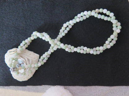 Twisted Beads Jade Necklace